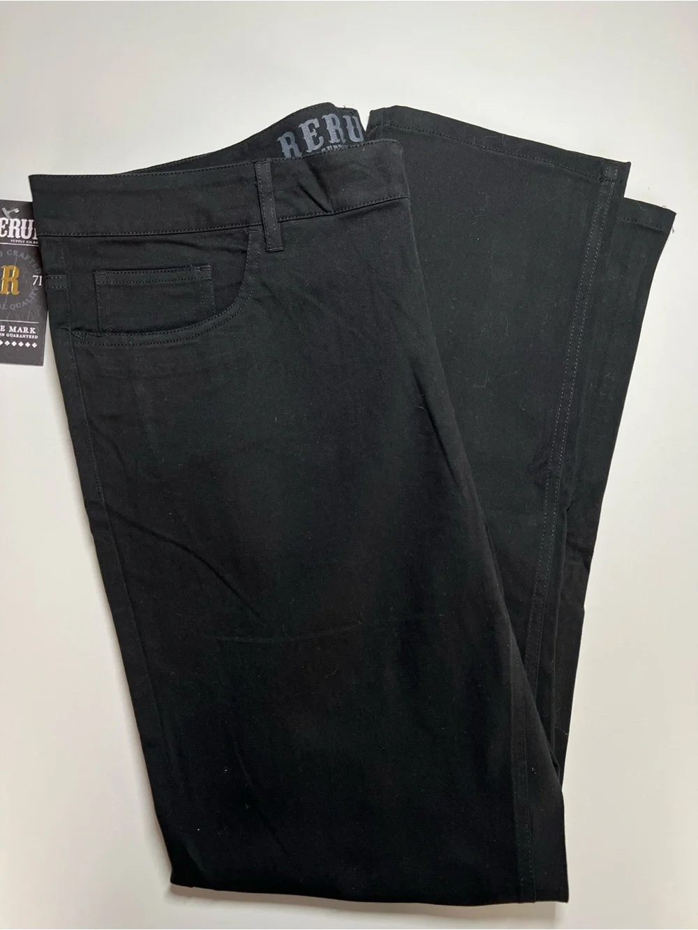 Men’s ReRun 38x32 Black Jeans